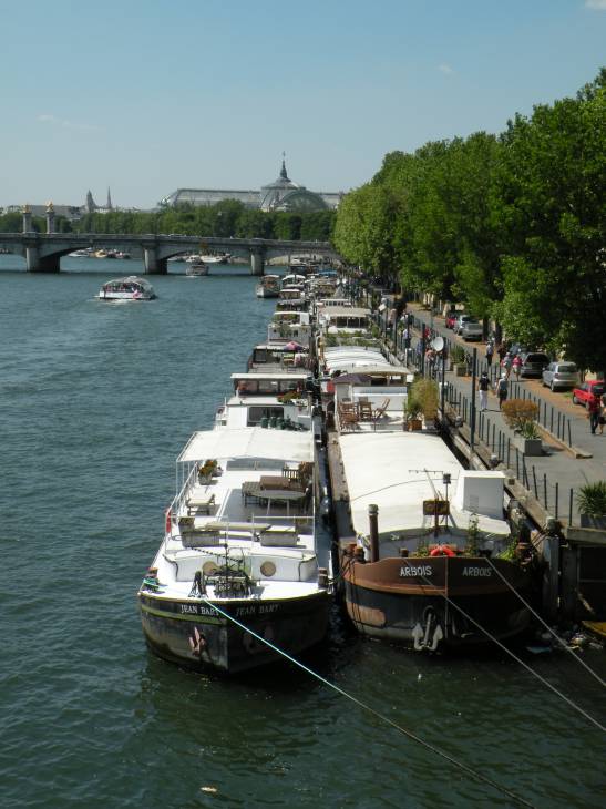  rangées de péniches